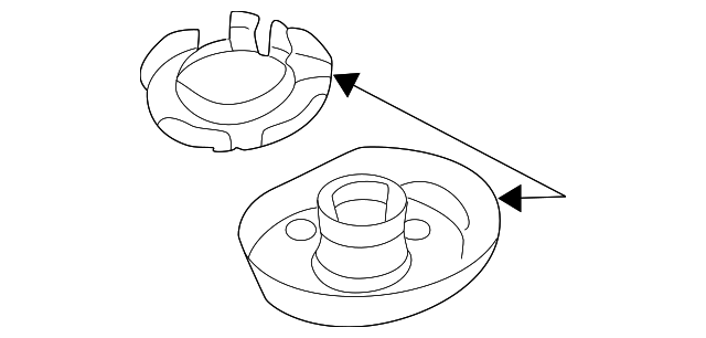 Lower Seat 8D0-412-066-F - View 2