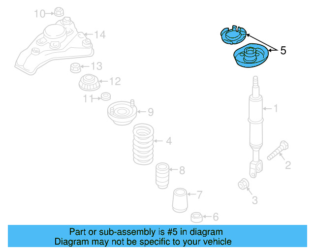 Lower Seat 8D0-412-066-F - View 3