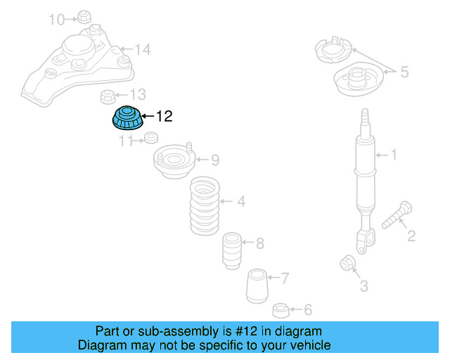 Upper Cap 3B7-412-377-A - View 4