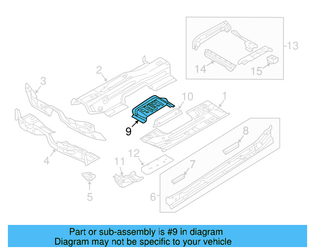 Filler Plate 5QE-803-121 - View 3