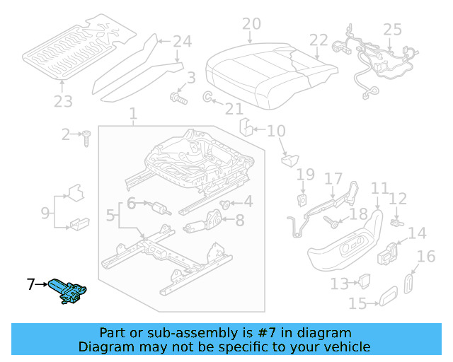 Adjust Motor 3QF-959-247-A - View 4