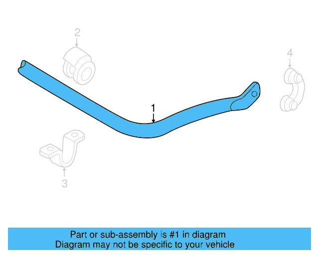 Stabilizer Bar 8D0-411-309-K - View 3