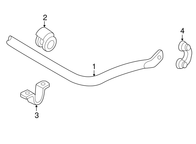 Stabilizer Bar Bushing 4D0-411-327-H - View 10