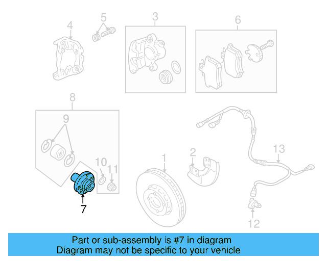 Front Hub 357-407-613-B - View 3