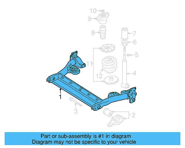Suspension Shock Absorber 3B0-413-031-R - View 5
