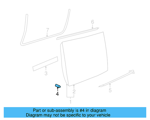 Door Stop 1C0-837-763-B