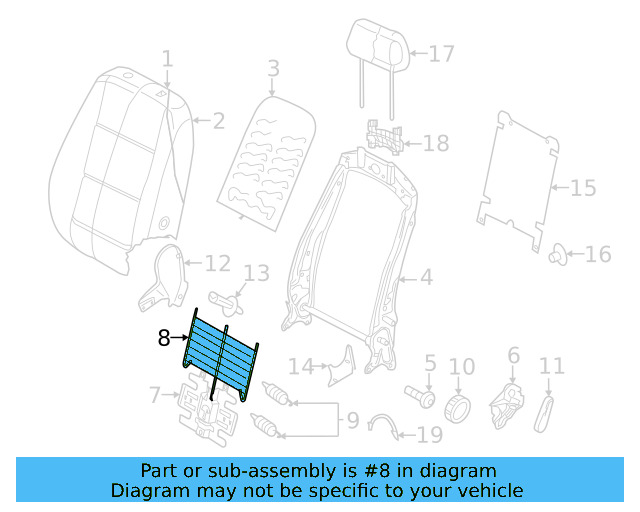 Support Spring 5Q0-881-703-A - View 9