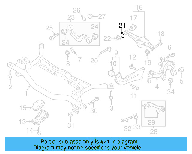 Upper Control Arm Adjust Cam WHT-000-232 - View 64