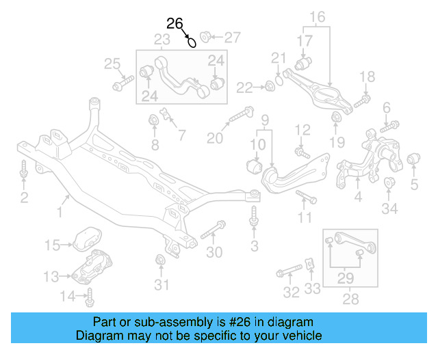 Upper Control Arm Adjust Cam WHT-000-232 - View 62