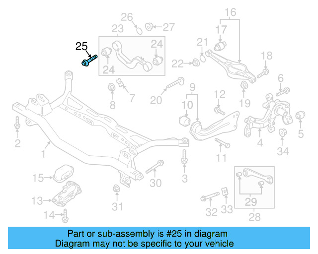 Upper Control Arm Adjust Bolt WHT-000-227 - View 7