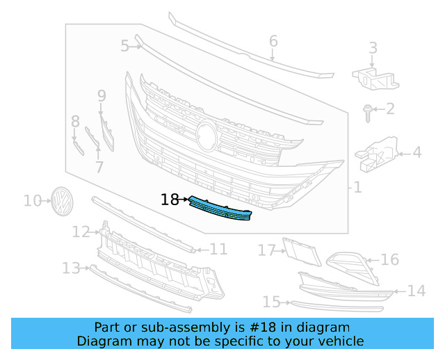 Trim Plate 3G8-853-173 - View 4