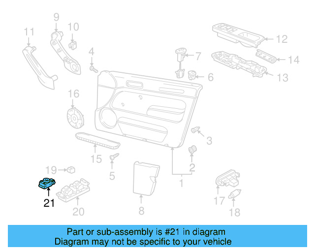 Mirror Switch 1J1-959-565-B-01C - View 16