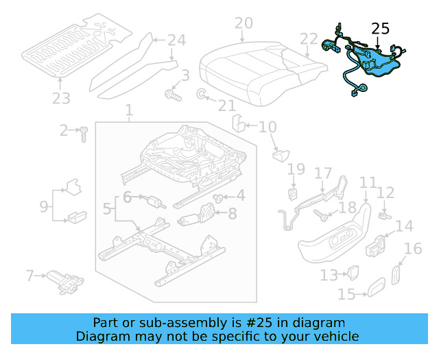 Harness 5NN-971-369-F - View 3