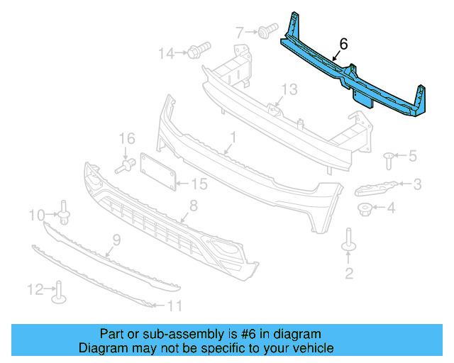 Center Support 3CN-807-192-A - View 6