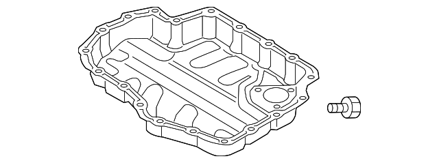 Lower Oil Pan 04E-103-602-B - View 3