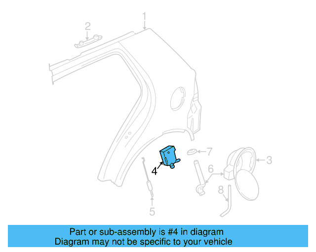 Actuator 1K5-959-782 - View 2