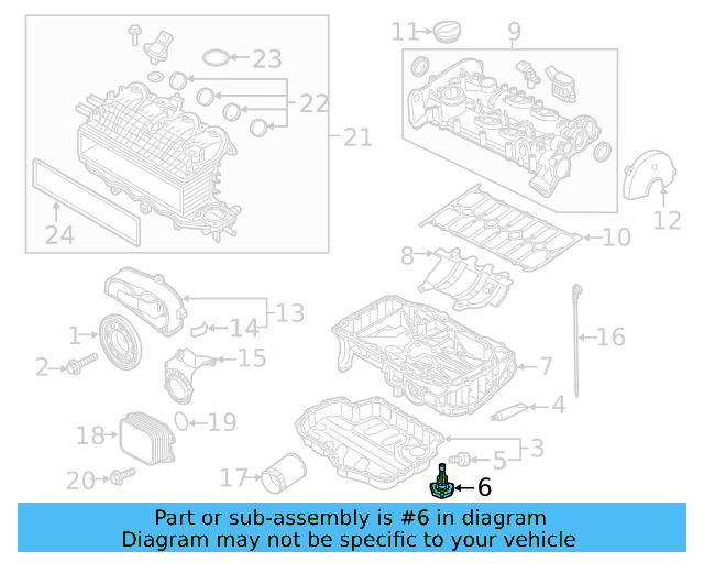 Level Sensor 04E-907-660-C - View 6