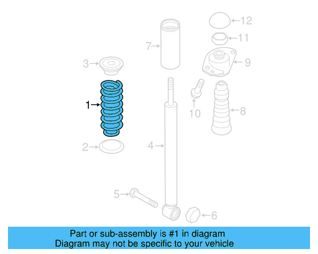 Coil Spring 5C0-511-115-AN