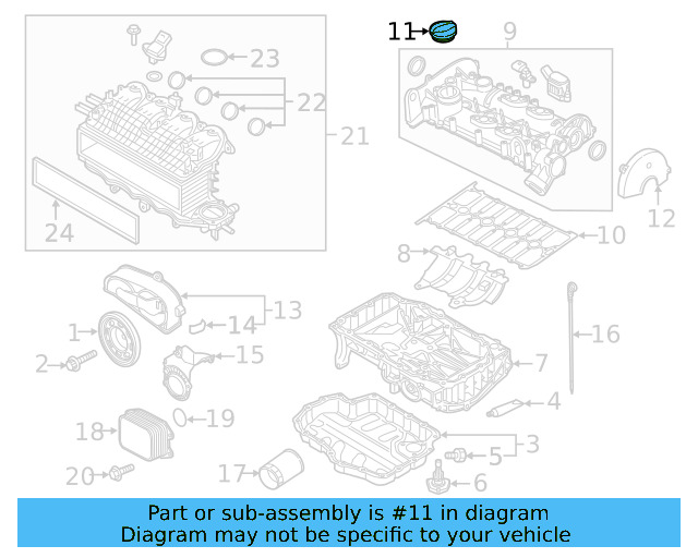 Filler Cap 04E-103-485-B - View 7