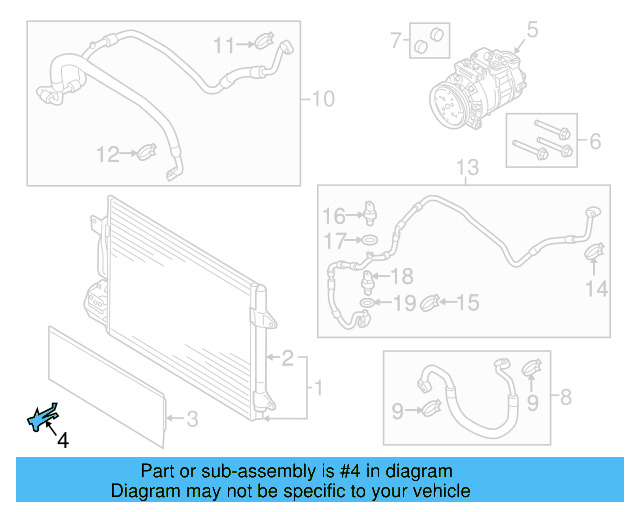 Grille Clip 3D0-867-646 - View 10