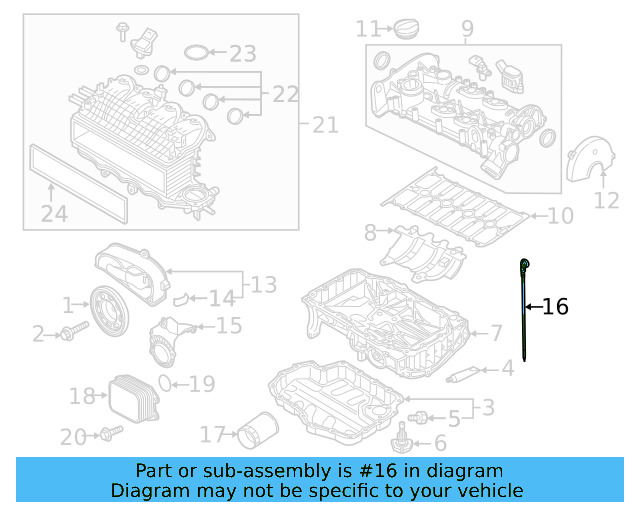 Dipstick 04E-115-611-AC - View 11