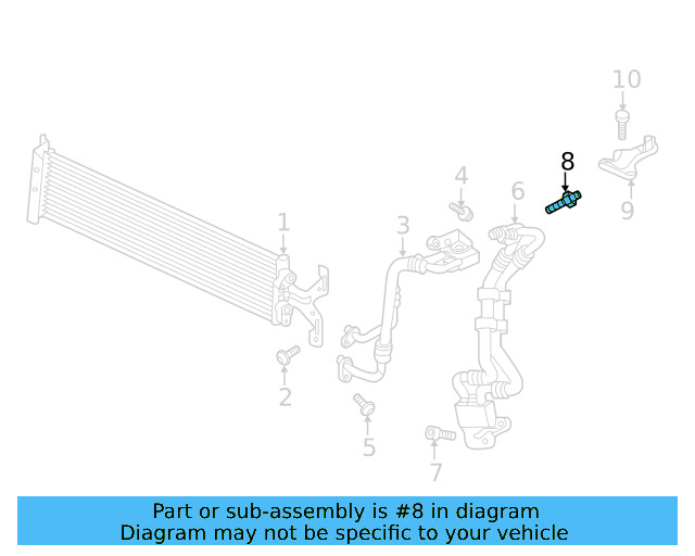 Pressure Pipe Lower Bolt N-106-893-02 - View 11