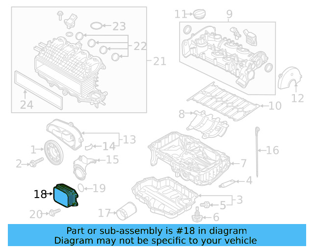 Oil Cooler 04E-117-021-K - View 10