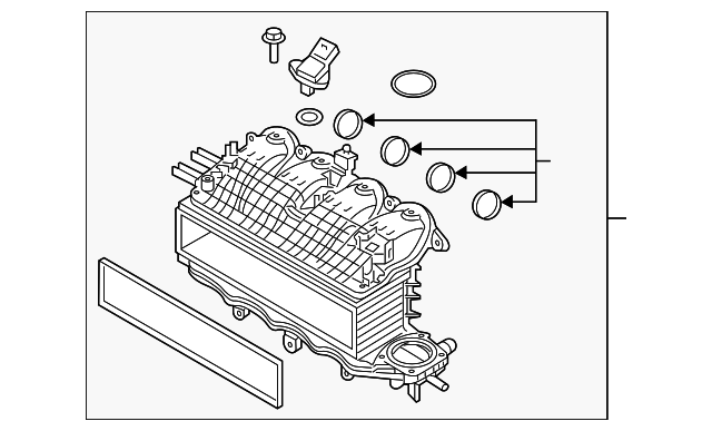 Intake Manifold 04E-129-709-AM - View 10