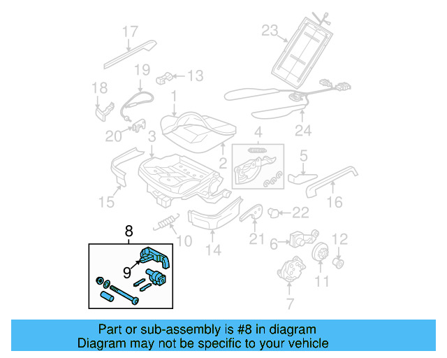 Front Guide 1J0-881-613-B - View 13