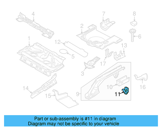 Repair Panel Mount 1J0-803-215-A