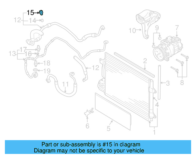 Pressure Sensor 1K0-959-126-E - View 43