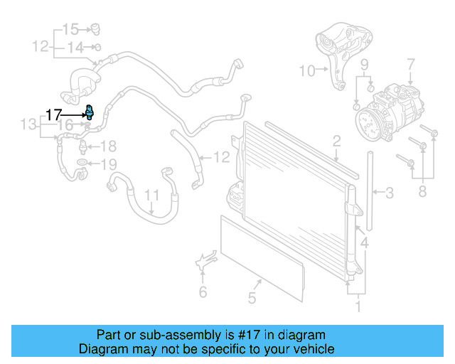 Pressure Sensor 1K0-959-126-E - View 57