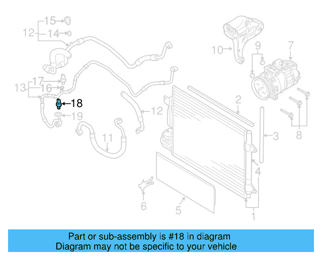 Pressure Sensor 1K0-959-126-E - View 56