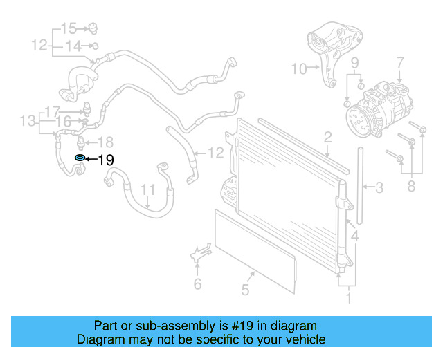 Pressure Sensor 1K0-959-126-E