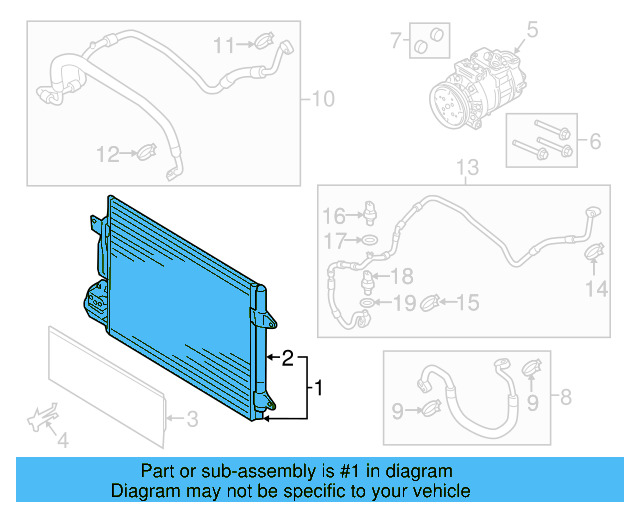 A/C Condenser 5C0-816-411 - View 16