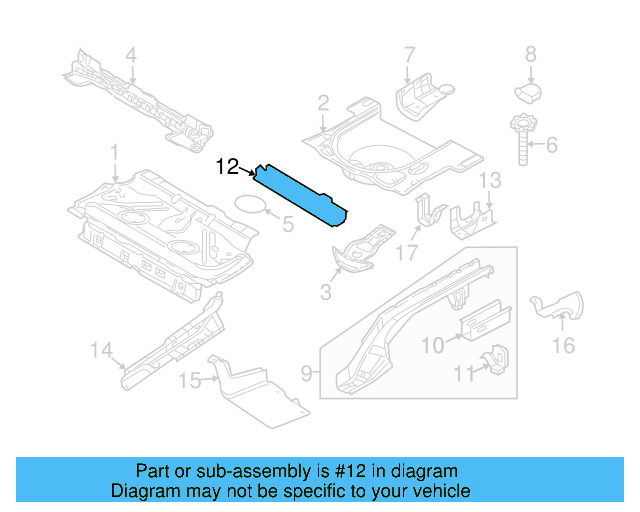 Muffler Bracket 1J0-803-545 - View 14