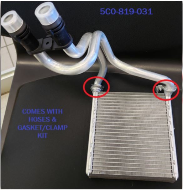 Heater Core 5C0-819-031