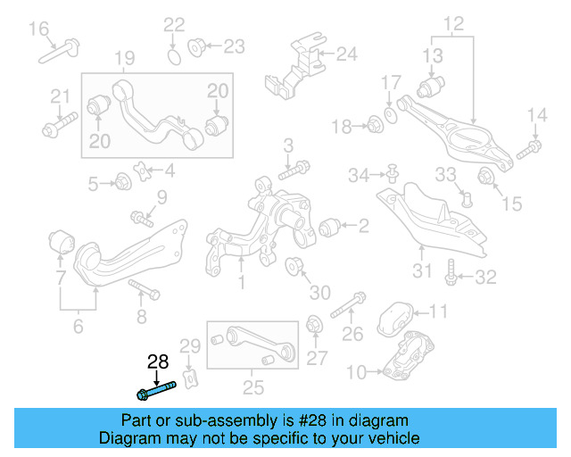 Lower Control Arm Lock Nut N-101-064-02 - View 75