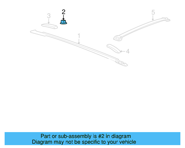 Side Rail Nut WHT-005-410 - View 3