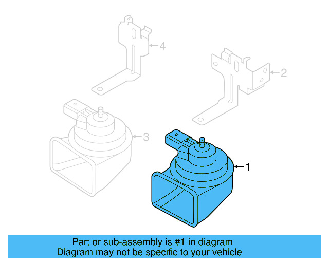 Low Note Horn 5Q0-951-221-D - View 5