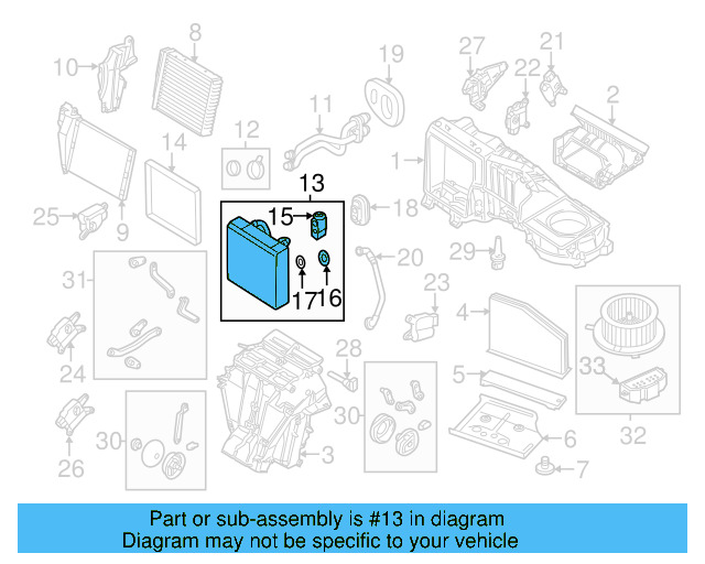Evaporator Core 1K1-820-103-E - View 23
