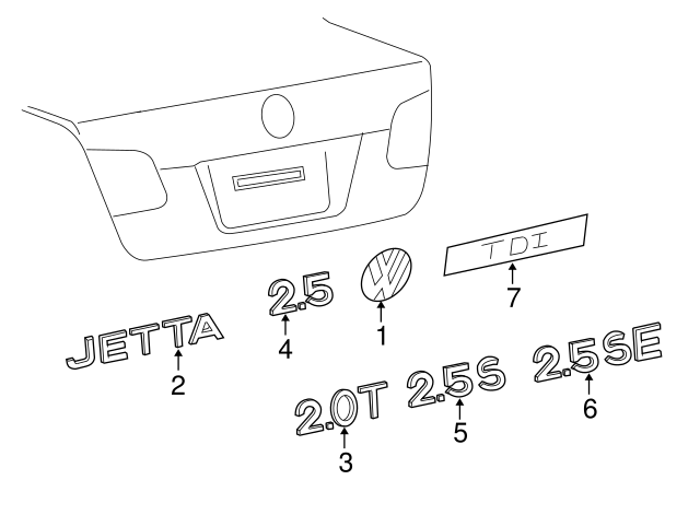 Hatch Emblem 1K9-853-630-A-ULM - View 10