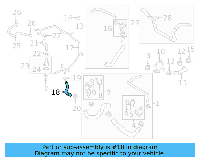 Hose 06K-121-049-A - View 6