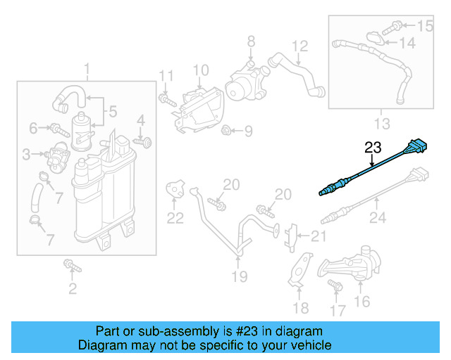Oxygen Sensor 1K0-998-262-N - View 13