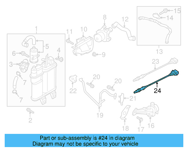 Oxygen Sensor 1K0-998-262-E - View 8