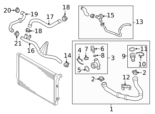 Connector Hose 5Q0-121-058-AE - View 15