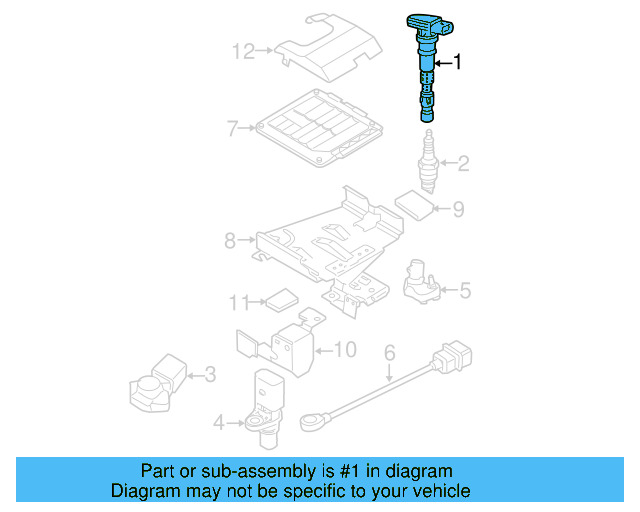 Ignition Coil 07K-905-715-G - View 24