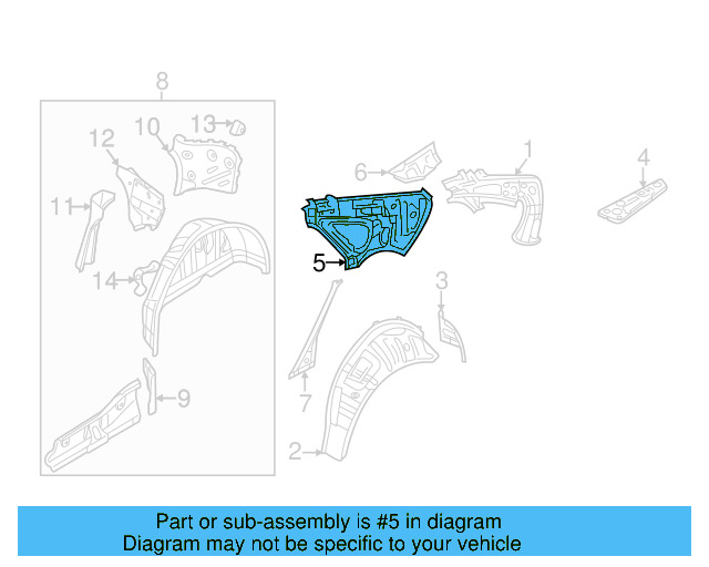 Inner Panel 561-809-601-C - View 8