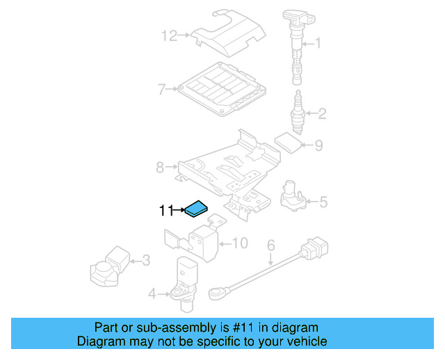 Mount Bracket Retainer 5N0-971-739 - View 12