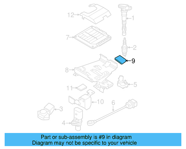 Mount Bracket Retainer 5N0-971-739 - View 13